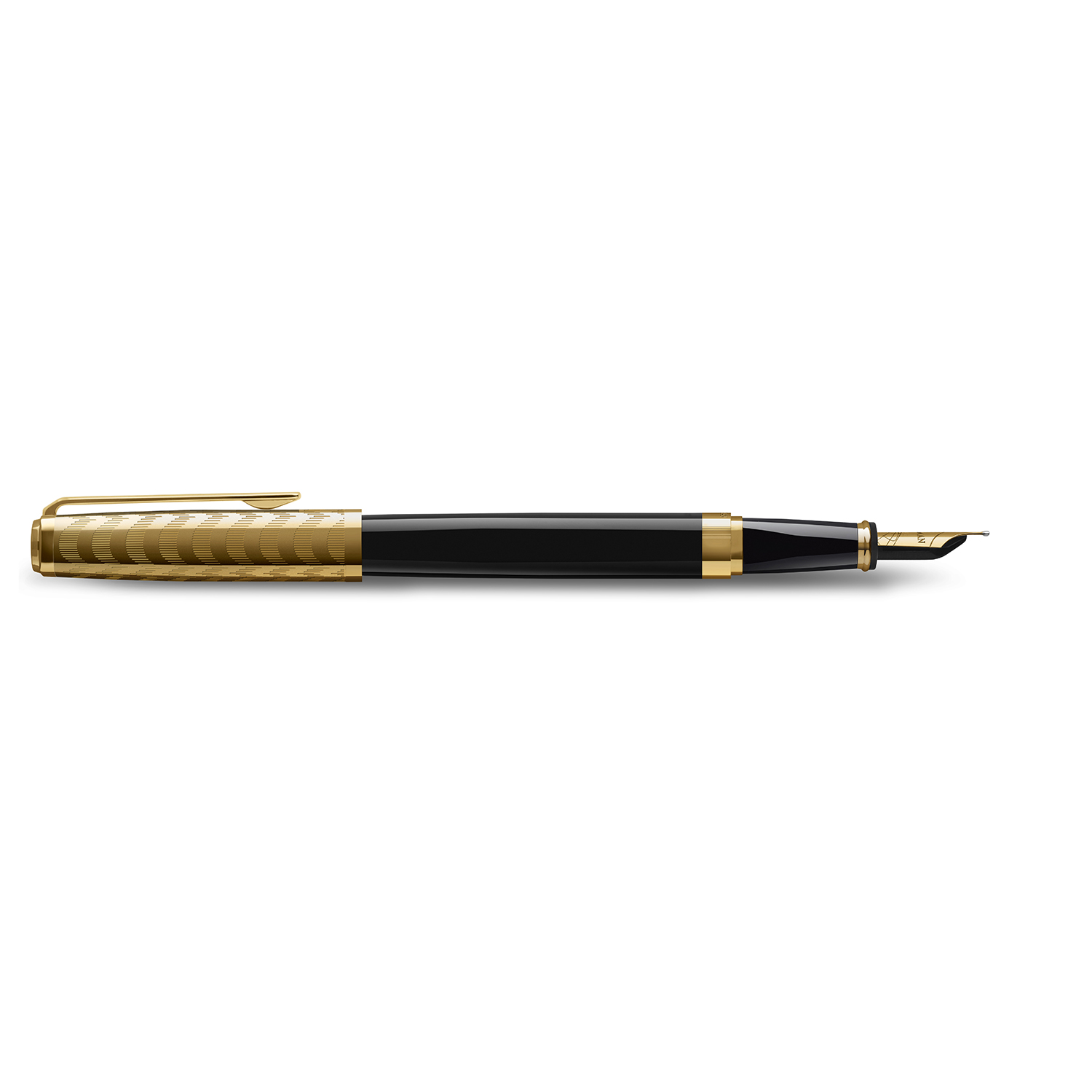 Waterman Exception Füller Slim schwarz Silber-plattierter Clip Feders, 444,00